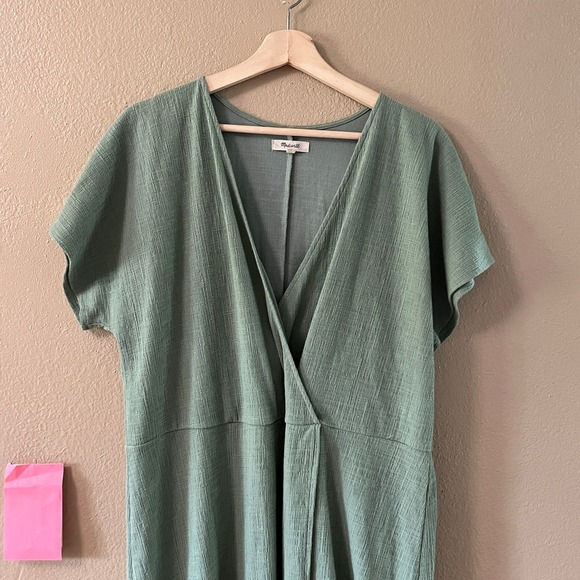 Madewell cross front flutter sleeve minidress - Picture 3 of 6